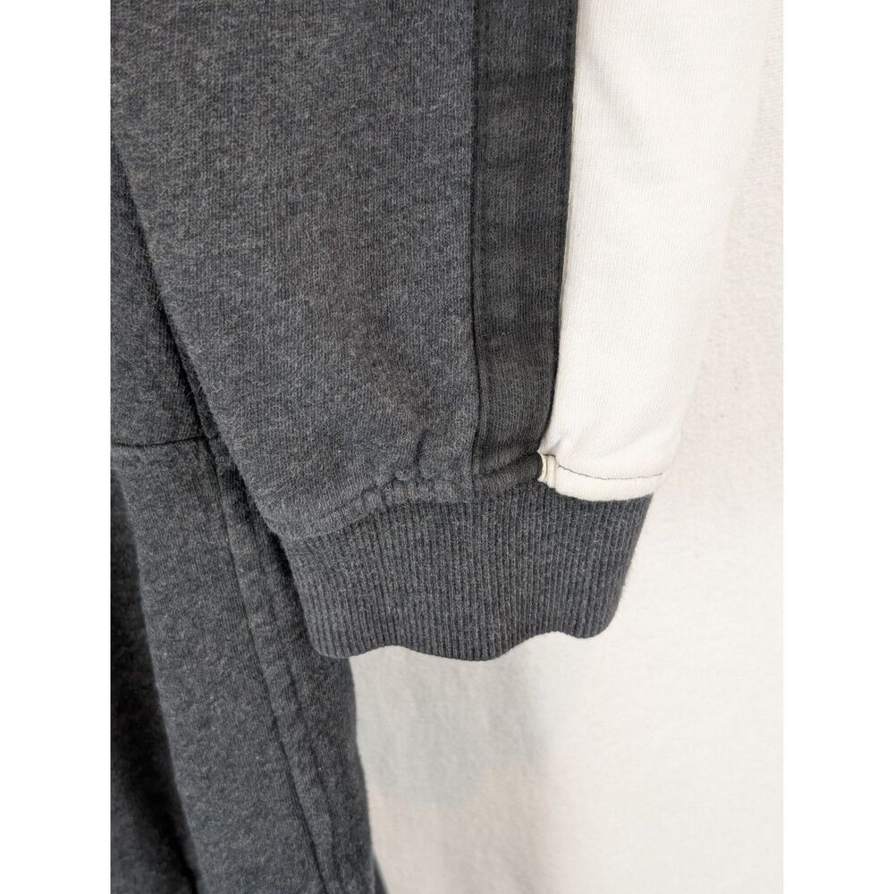 Y2K Sean John Full Zip Hooded Sweater Grey , Black and White Men's Size 3XL - Picture 10 of 16